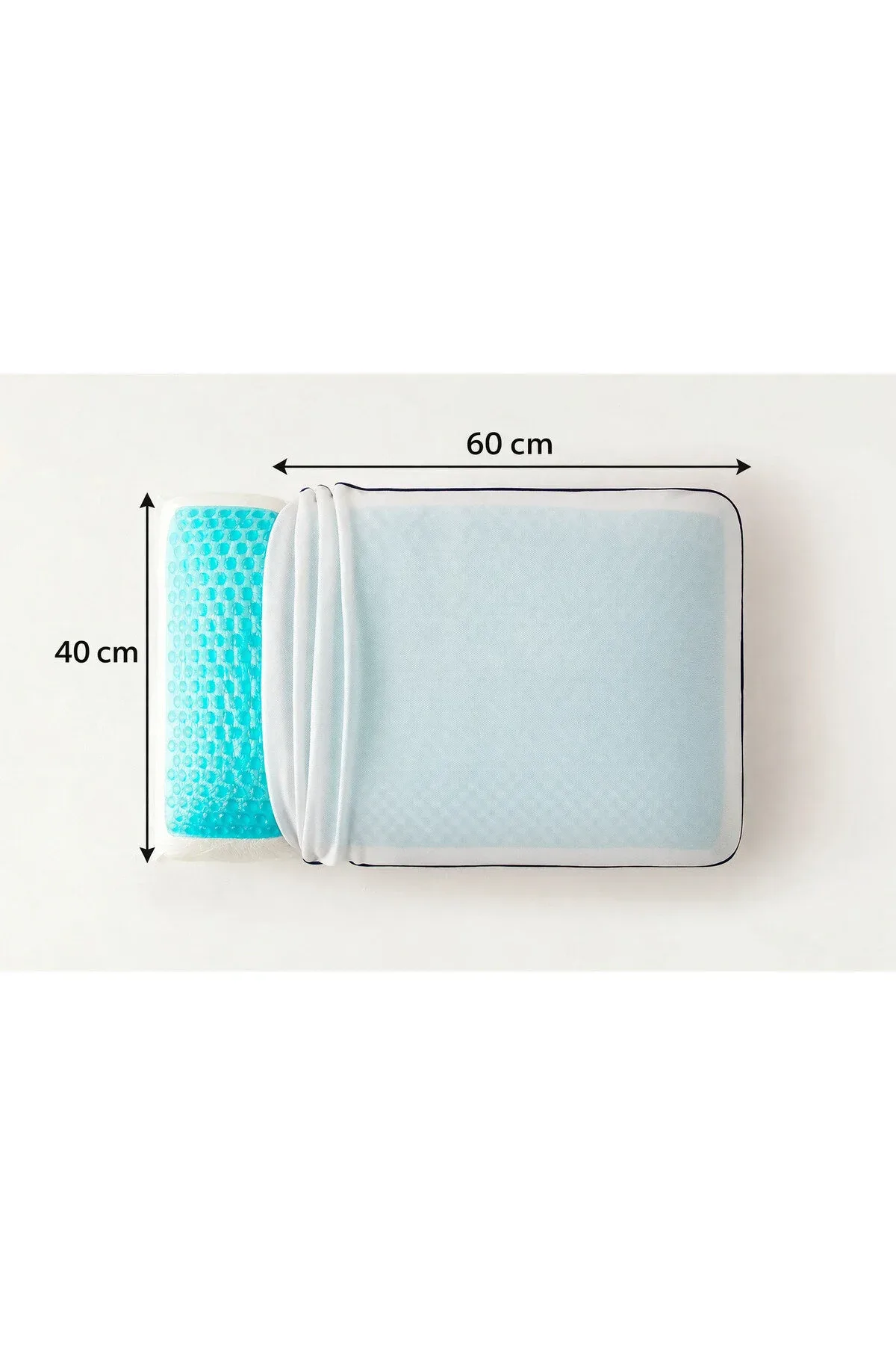 Ortopedik Visco Jel Yastık 50x30 cm - Soğutucu Yastık